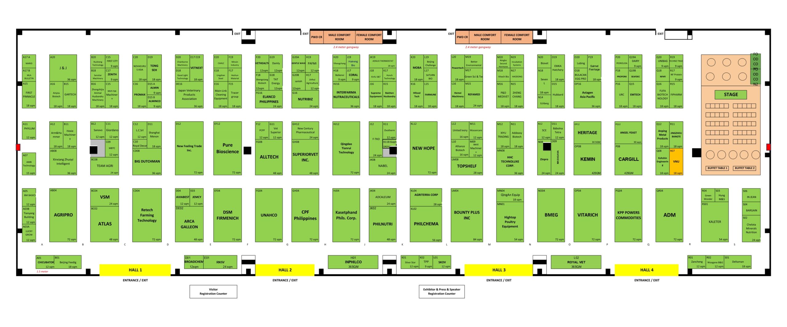 ILDEX Philippines Floorplan